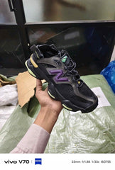 Neww Balncee 9060 black and purple 733