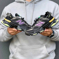 Neww Balncee 9060 black and purple 733