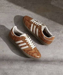 Adiddas samba x Wales bonner croc Brown Sale