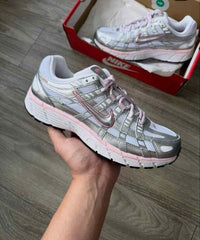 Nikee P-6000 White Elemental Pink Womens