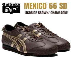 Onitsukaa Tiger Mexico 66 SD Licorice BrownChampagne