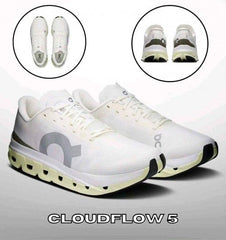 On Cloudflow 5 Ivory linen