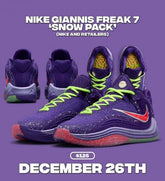 Nikee Giannis Freak 7 EP Double Take Enters The Christmas Snow Pack
