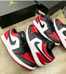 Air Jordan 1 Low Bred Toe Semi UA