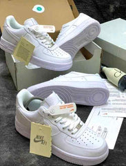 Nikee airforce 1 white pure leather Ua quality
