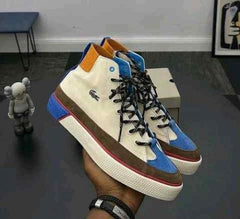 Lacosttee Gripshot High-Top White Brown 6179