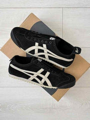onitsukaa tiger mexico 66 slip on black putty