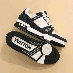 Louiss Vuittonn LV Trainer White Black