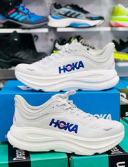 Hoka Bondi 9 White Cosmic Grey 1276