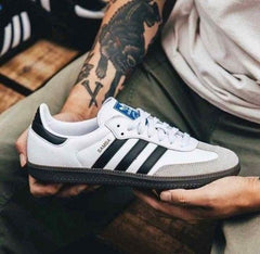 Adidass Samba OG White Black 1222