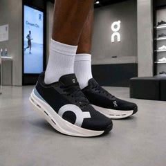 On Cloudboom Volt White Black