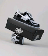Nikee AirForce 1 07 x Syna Black and Light Smoke Grey