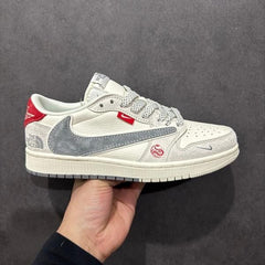 Nik Air Jordan 1 Low X Travis Scott X North Face