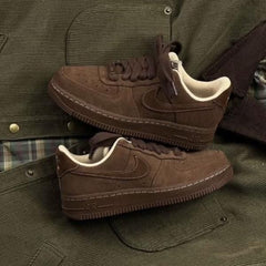 Nikkee Airforce 1 07 Cacao Wow Suede Quality