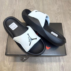Air Jordan Franchise Premium White Black Slides