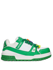 Louiss Vuittonn TRAINER Maxi Green WHITE