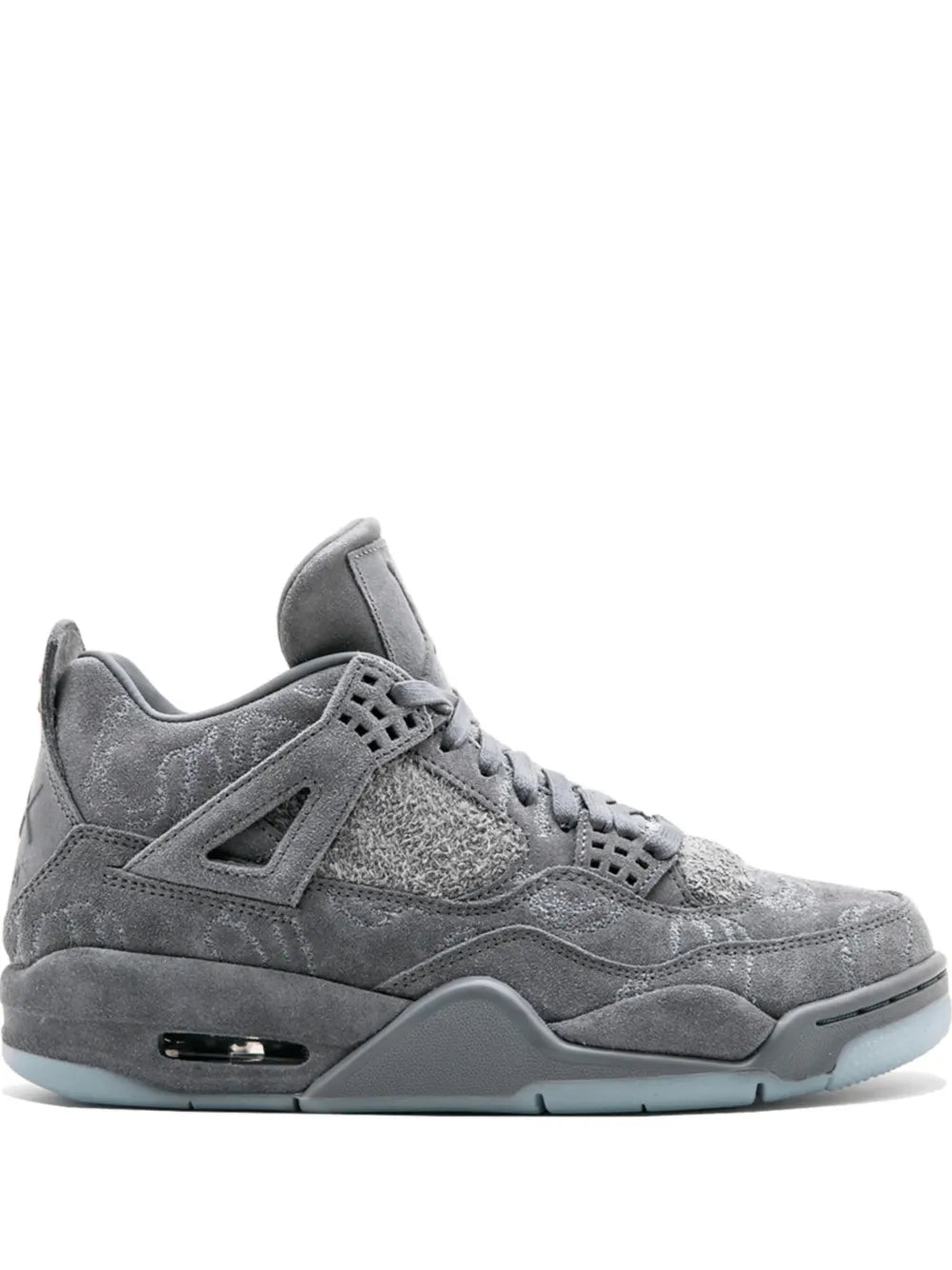Jordan Retro 4 Kaws Cool Grey Glow In Dark Semi UA