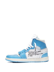 Nikee Off Whitee X Ai Jordan 1 Retro High OG UNC 377