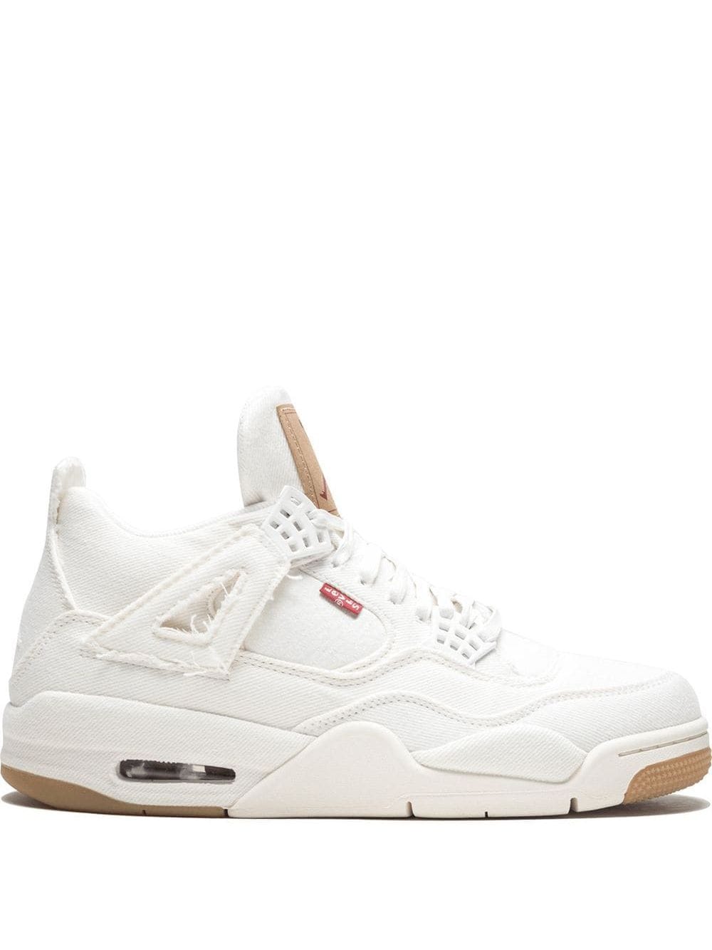 Jordan Retro 4 LEVI S WHITE DENIM SEMI UA