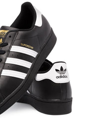 Adidass Superstar Black White Leather Fix 169