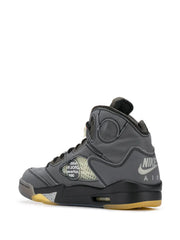 Jordan Retro 5 Off White Black Muslin Semi UA