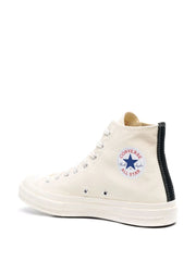 Comme Des Garcons Play x converse chuck 70 high white