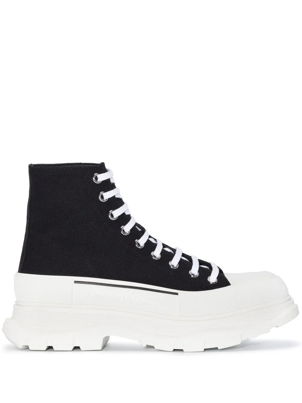 Alexander McQueen Tread Slick High Black White