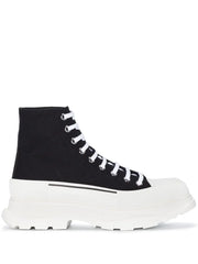 Alexander McQueen Tread Slick High Black White