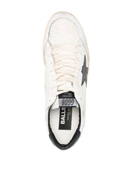 Golden Goose White Sneakers with Black Star 486