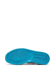 nikee air jordan 1 low og black and dark powder blue unc