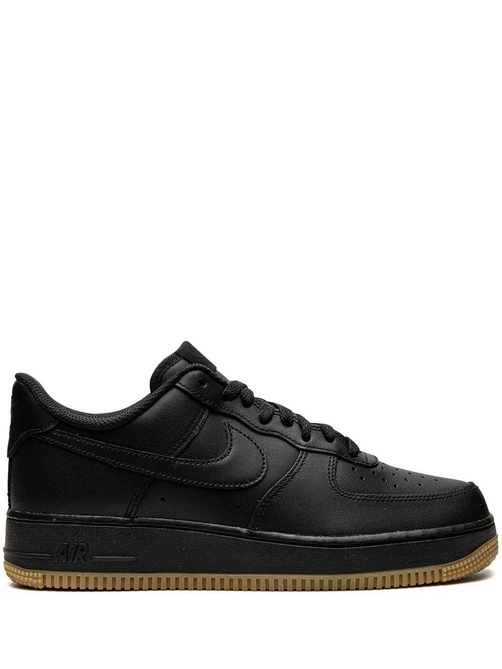 nikee airforce 1 low gum luxe black gum