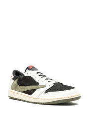 Nikee Air Jordan 1 Low X Travis Scott Olive Green Semi UA