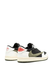 Nikee Air Jordan 1 Low X Travis Scott Olive Green Semi UA