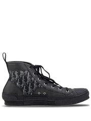 DIOR s B23 BLACK HIGH TOP SNEAKERS
