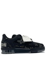 LOUIS VUITTON STRIP SNEAKER BLACK GREY