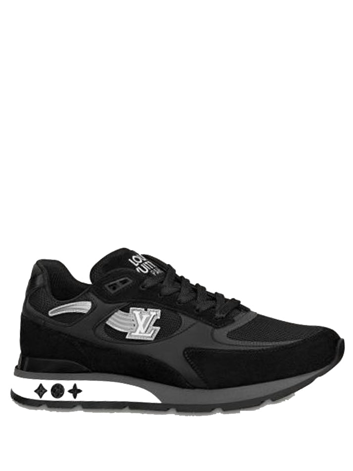 LOUISS VUITTION BLACK RUN AWAY SNEAKER