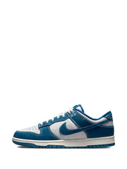 Nik ee dunk low shashiko industrial blue sneakers