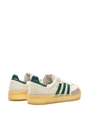 Adidass Sambae White Green Satin Stripe