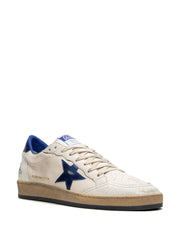 Golden Goose Ball-Star Low White Bluette