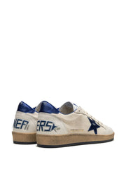 Golden Goose Ball-Star Low White Bluette
