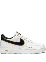 Nike AirForce 1 Low Double Swoosh White Metallic Gold