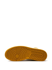 Nikee Air Jordan 1 High Retro OG Yellow Ocher Black Semi Ua