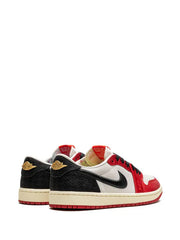 Air Jordan 1 Low x Trophy Room Sail and Varsity Red