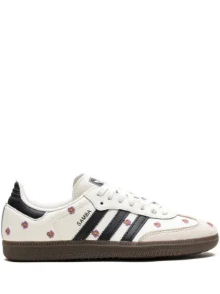 Adida_ss originals Samba OG Flower embroidered Samba White Floral 124