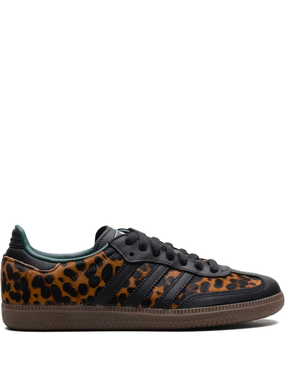Adidass Samba OG Black Green Leopard