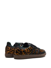 Adidass Samba OG Black Green Leopard