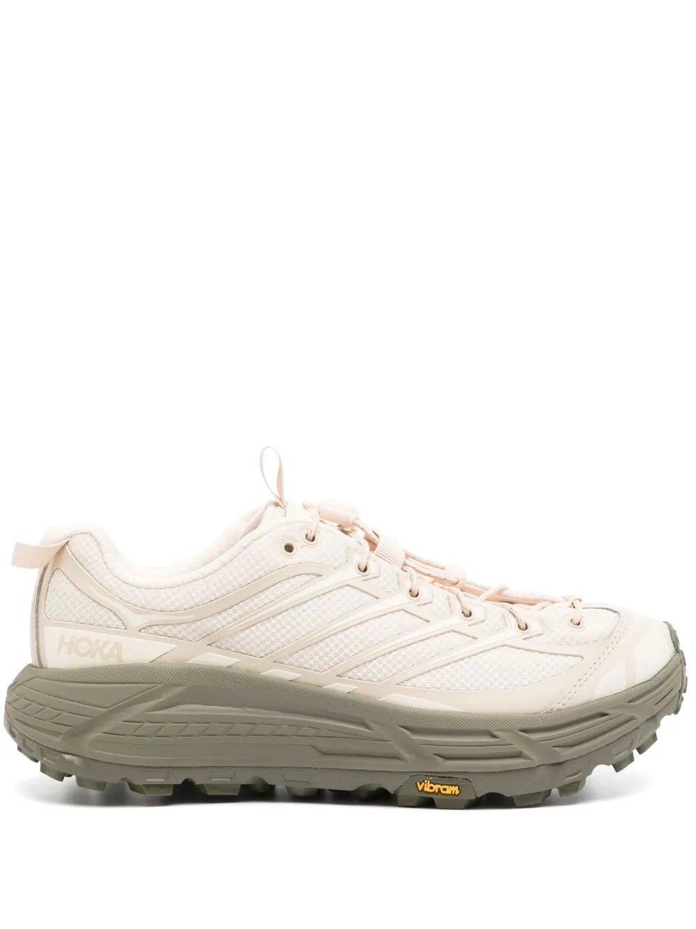 Hoka Mafate Three 2 Oat Milk Eucalyptus