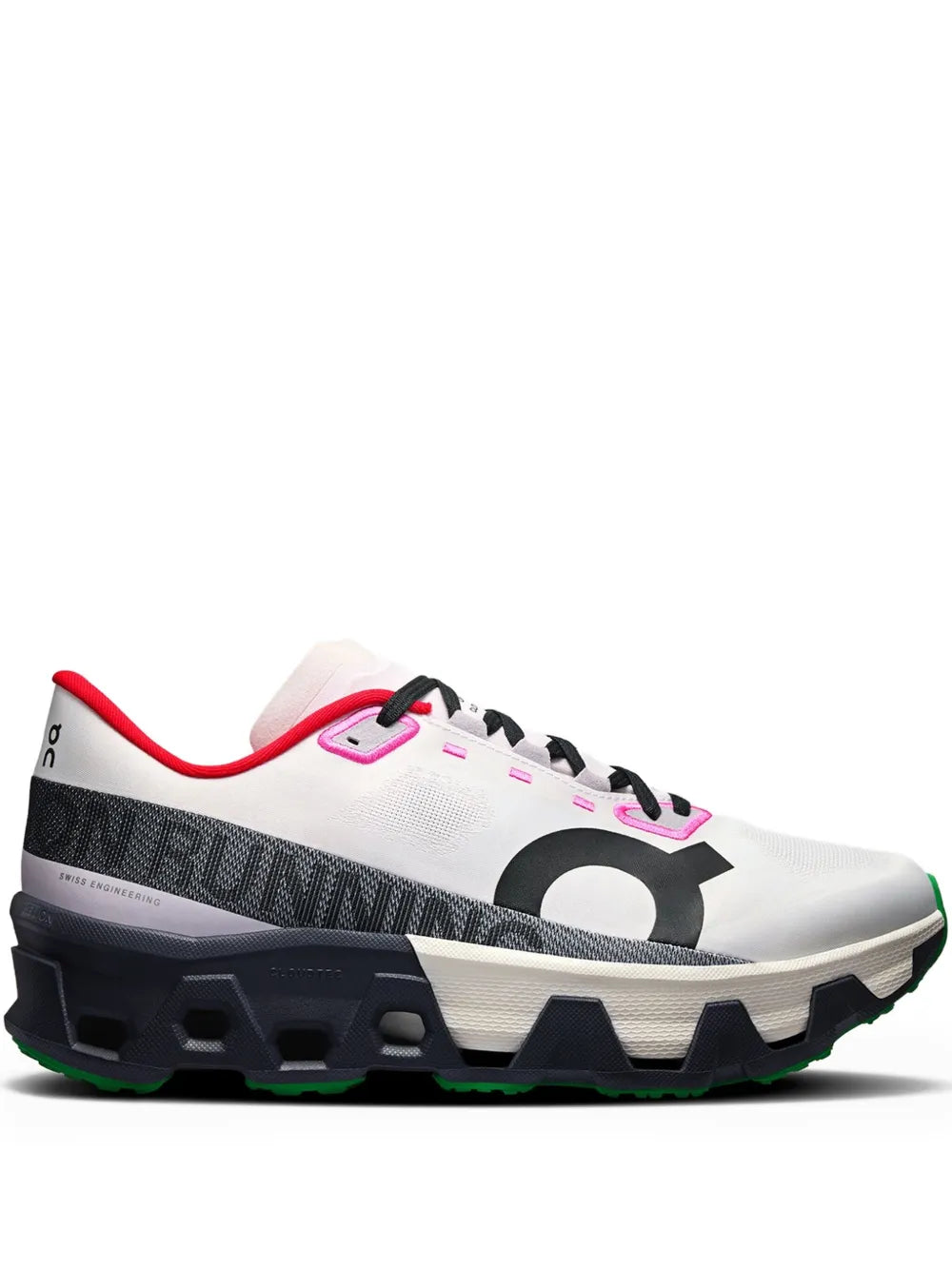 On Cloud Monster Silver Red Iron