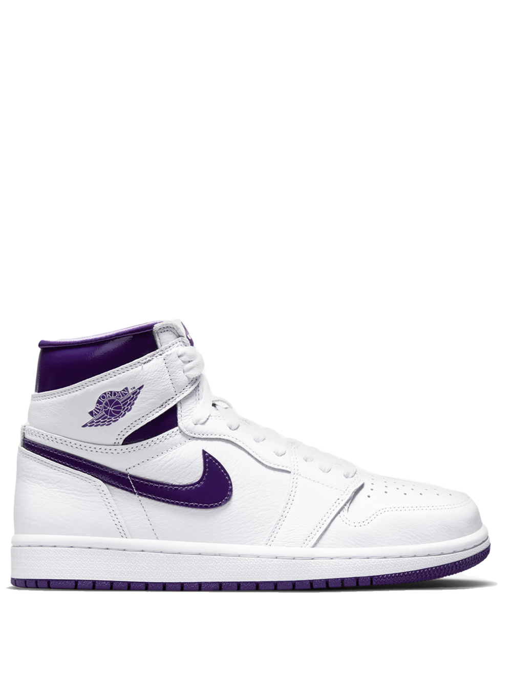 JORDAN RETRO 1 METALLIC COURT PURPLE SEMI UA