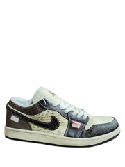 Nike Air Jordan 1 Low Print Mail Brown